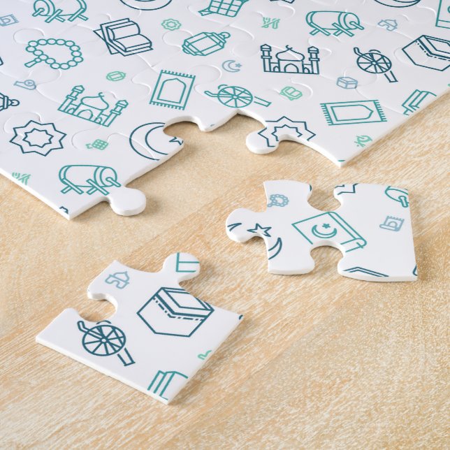 Ramadan Doodles Jigsaw Puzzle (Côté)