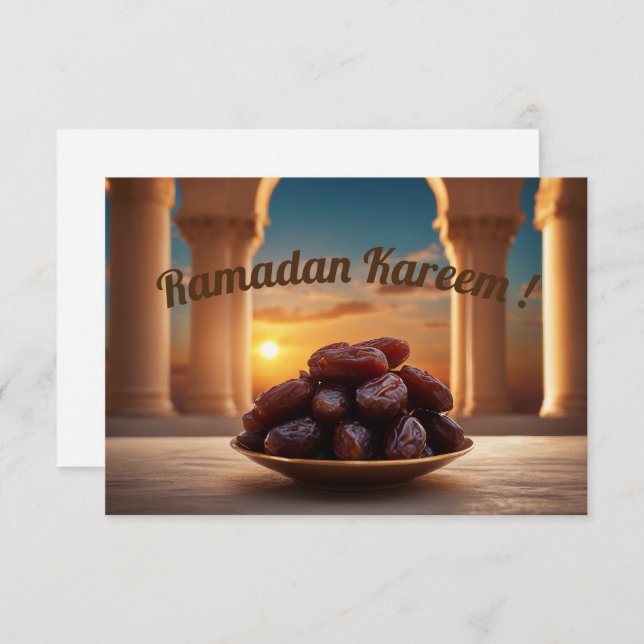 Ramadan Kareem ! (Devant / Derrière)