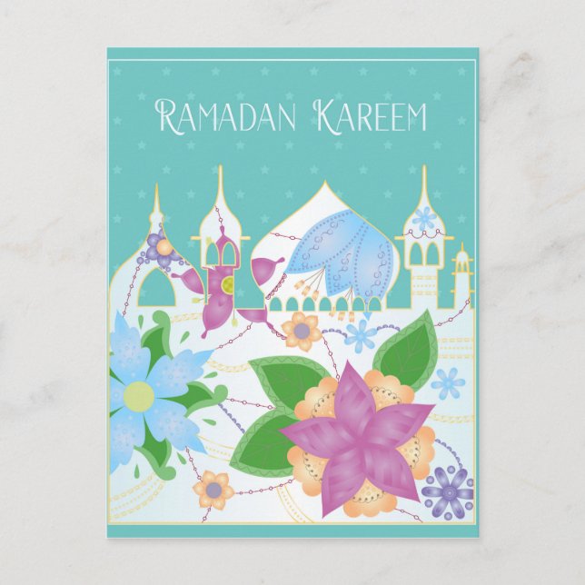 Ramadan KAreem carte postale est ville (Devant)
