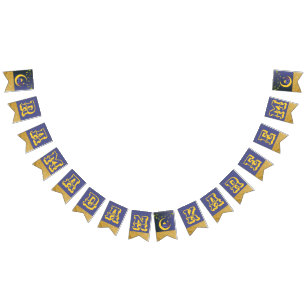 Ramadan Kareem Décor Bannière Drapeaux de Bunting