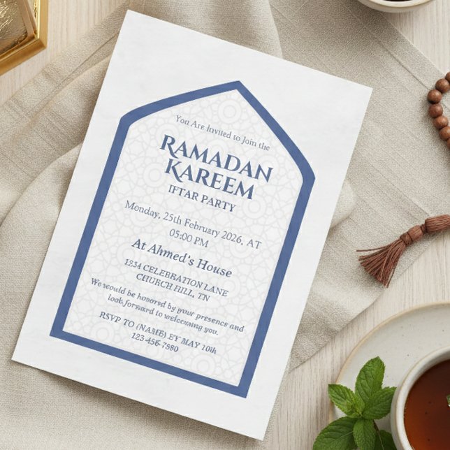 Ramadan Kareem Iftar Invitation Personalized (Créateur téléchargé)