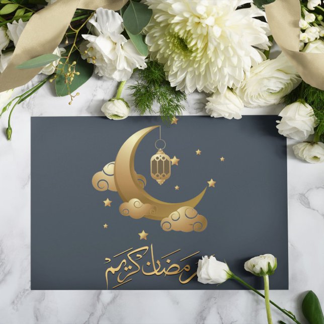 Ramadan Kareem Ramadan Mubarak Carte de vacances (Créateur téléchargé)
