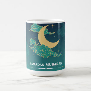 Ramadan moderne bleu Mubarak Mug