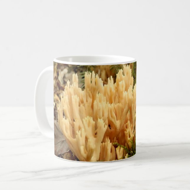 Ramaria stricta Fungi Mug (Devant gauche)