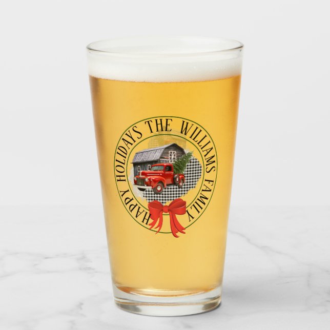 Ramasse Camion Avec Poussette En Verre Arbre (Devant (rempli))