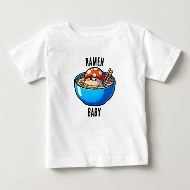 Ramen Baby T-shirt Baby Top (Devant)