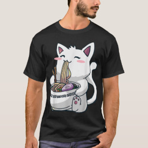 Ramen Cat Kawaii Anime Otaku T-Shirt