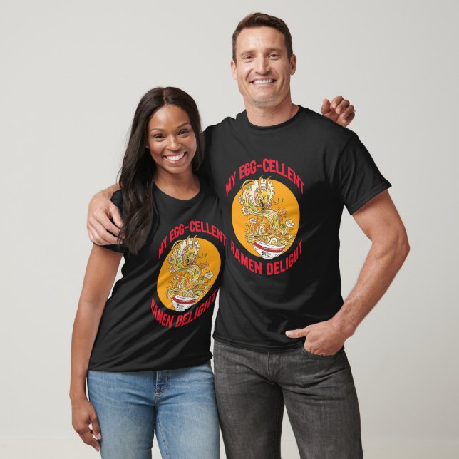 Ramen Delight Hommes Black T-Shirt (Unisexe)