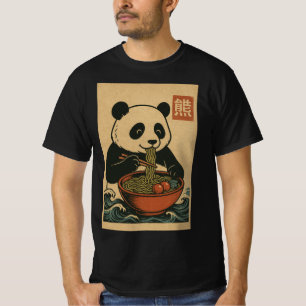 Ramen Noodle Manger : Panda Mens T-Shirt