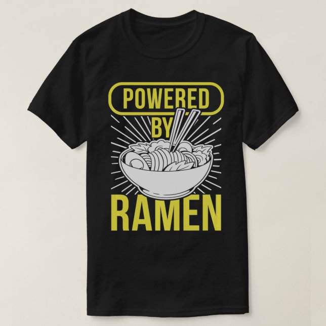 Ramen  Powered By Ramen Noodles Pullover  (Design devant)
