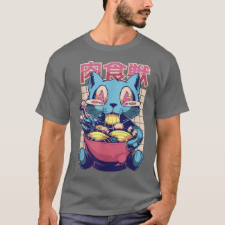 RamenCat Tshirt Kawaii Anime Tee cadeau japonais11