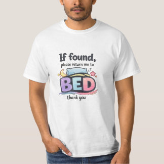 Ramenez-moi au T-shirt commun de Bed