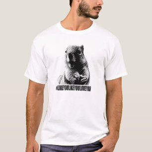 Ramon le T-shirt léger de Hashtag d'écureuil