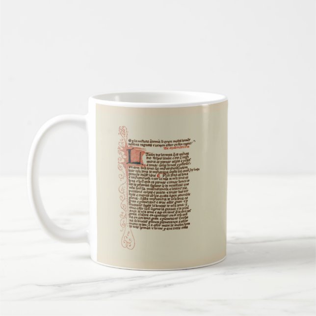 Ramon Llull Mug (Gauche)