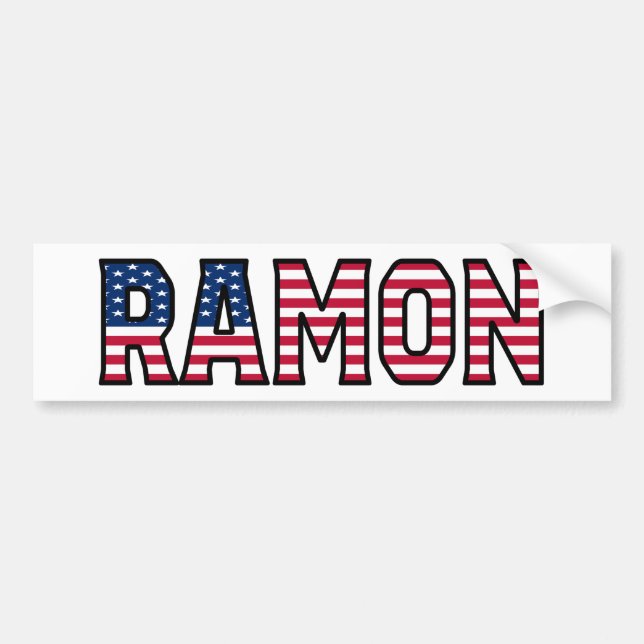 Ramon Nom Vorname USA Aufkleber Sticker Auto (Devant)