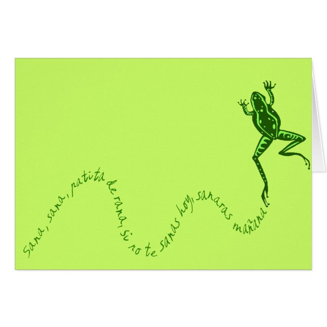 Rana de Sana (Devant horizontal)