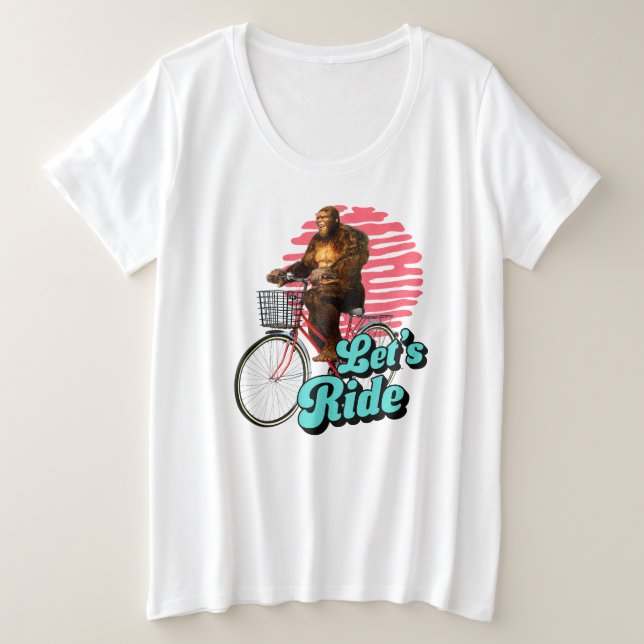 Randonnée à vélo dans la forêt de Sasquatch (Design devant)