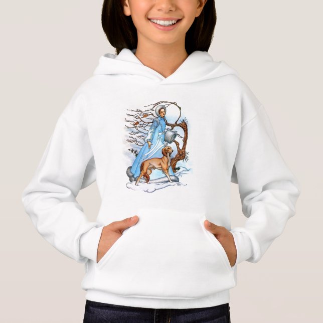 Randonnée d'hiver Sweatshirt pour enfants (Devant)