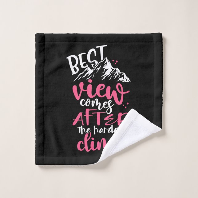 Randonnée Meilleure Vue Arrive Après La Montée La  (Gant de toilette)