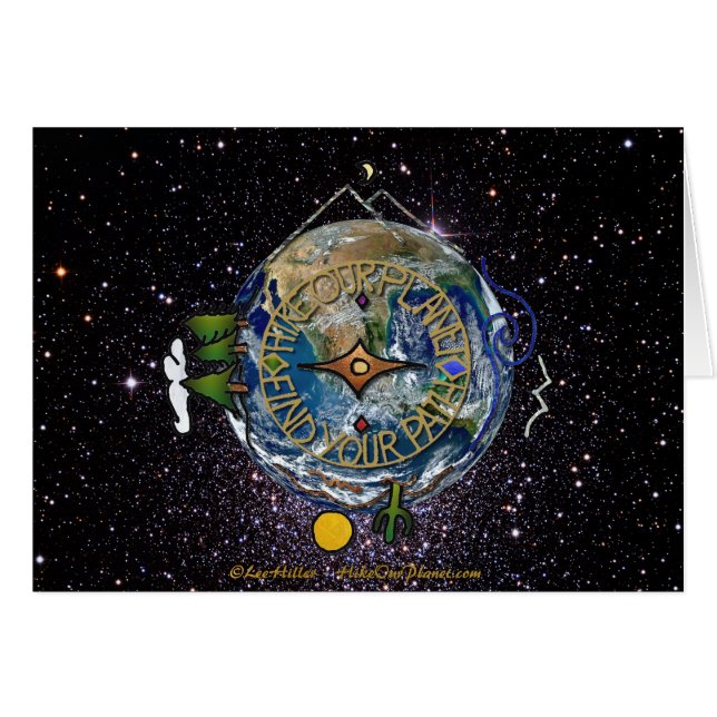 Randonnée Notre Planète Hiker's Soul Compass Space (Devant horizontal)