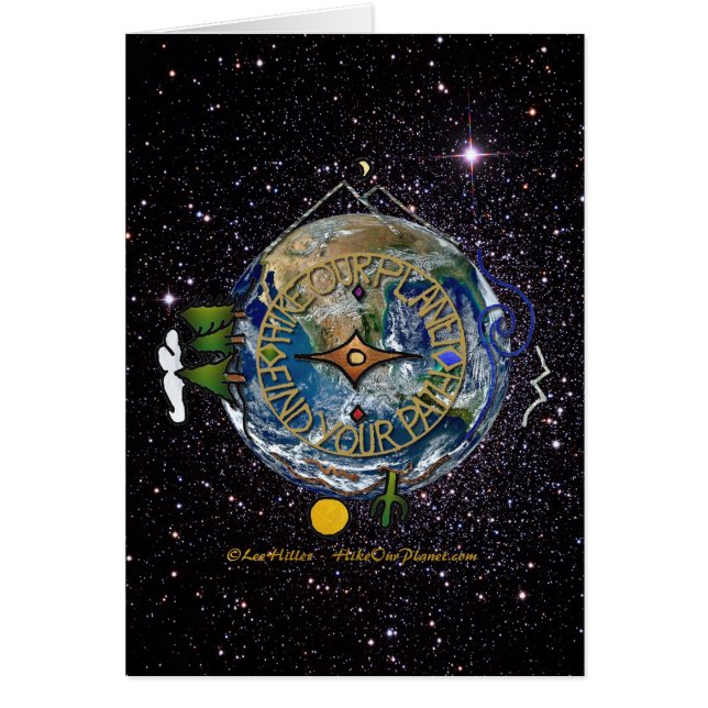 Randonnée Notre Planète Hiker's Soul Compass Space (Devant)