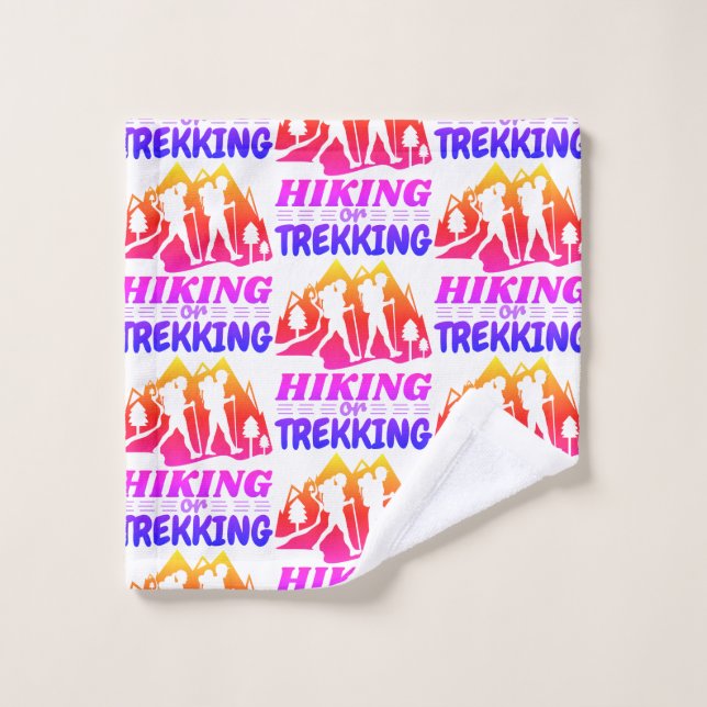 Randonnée ou trekking (Gant de toilette)