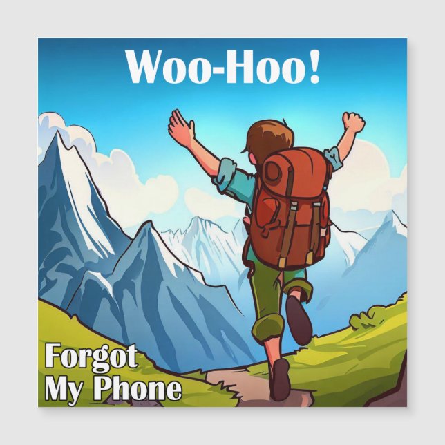 Randonnée Woo-Hoo a oublié mon téléphone (Devant)