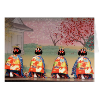 Rangée de geisha