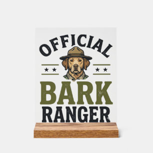 Ranger de l'aboiement officiel Graphique vintage d