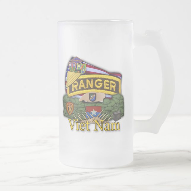 rangers aéroportés vietnam vétérinaires bière Mug (Droit)