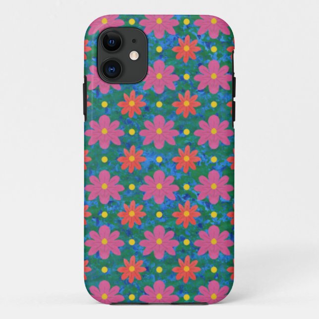 Rangoli Fleurs Pois iPhone 5/5s Xtreme Coque (Dos)