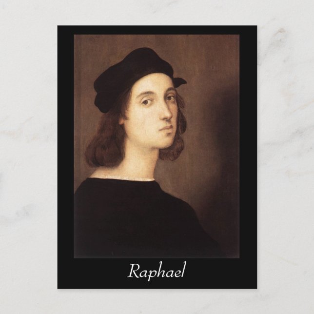 Raphael - Carte Postale Auto-Portrait (Devant)