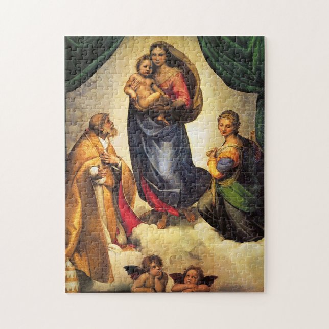 Raphael Madonna & Child Christmas Puzzle (Vertical)