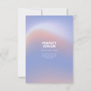 Rappel contre le stress Carte de remerciements pla