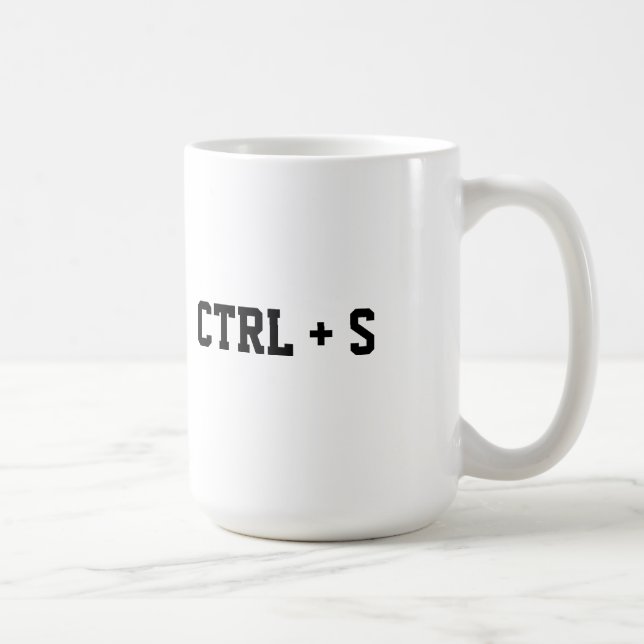 Rappel Ctrl + S Mug (Droite)