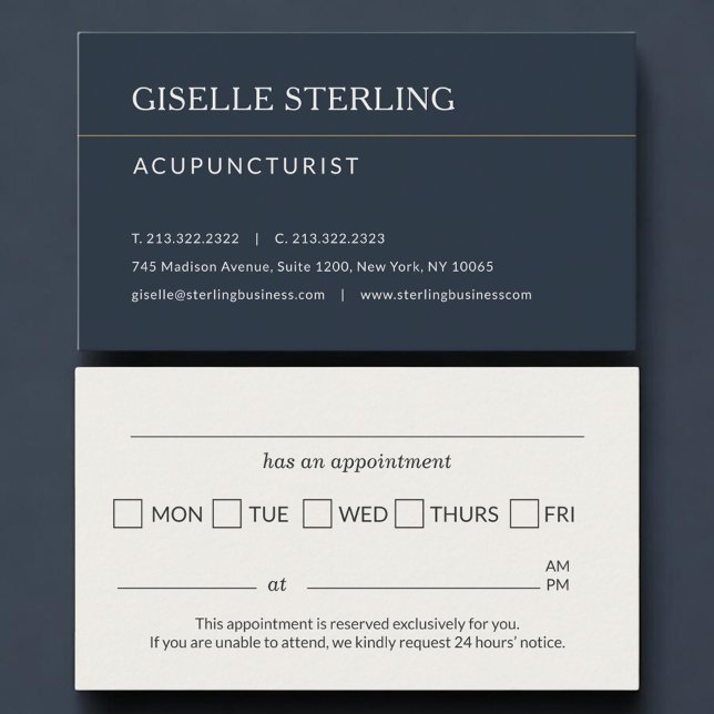 Rappel de rendez-vous au cabinet d'acupuncture (Créateur téléchargé)