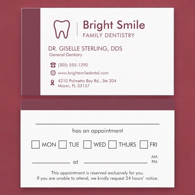 Rappel de rendez-vous chez le dentiste   (Créateur téléchargé)