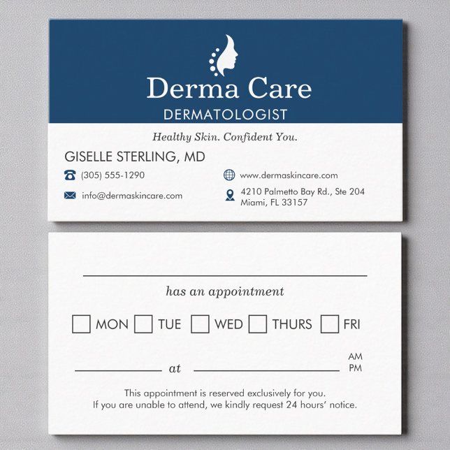 Rappel de rendez-vous chez le dermatologue (Créateur téléchargé)