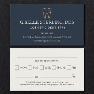 Rappel de rendez-vous de dentisterie cosmétique