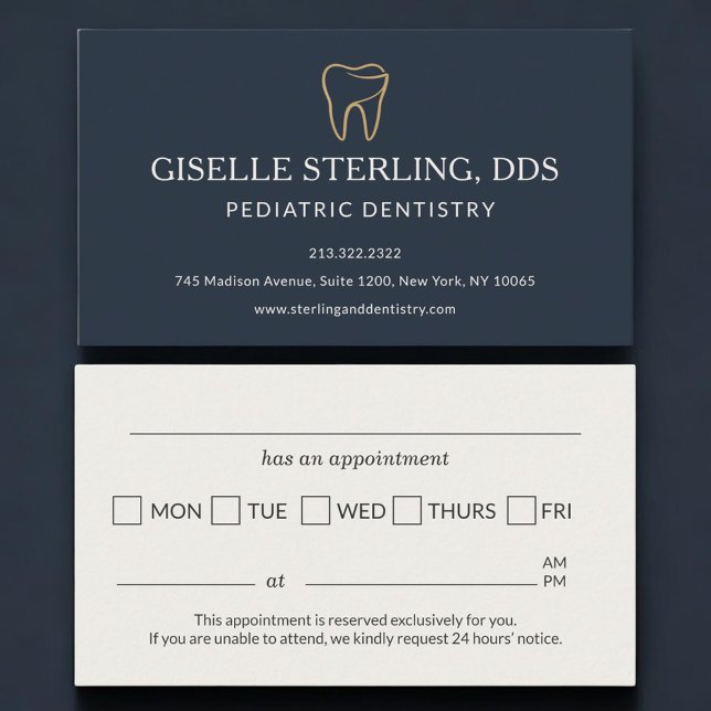 Rappel de rendez-vous de dentisterie pédiatrique (Créateur téléchargé)