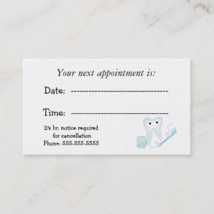 Rappel de rendez-vous dentaire