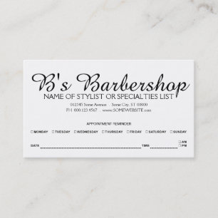 rappel de rendez-vous des icônes barber razor