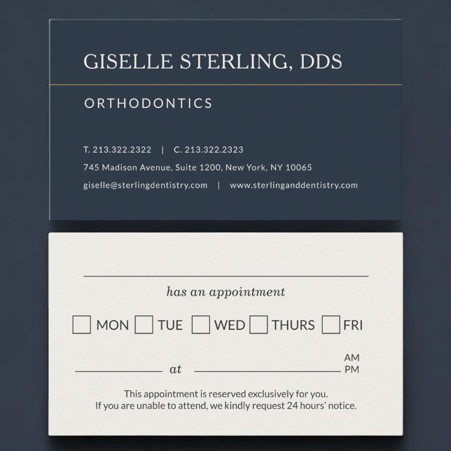 Rappel de rendez-vous pour cabinet d'orthodontie (Créateur téléchargé)