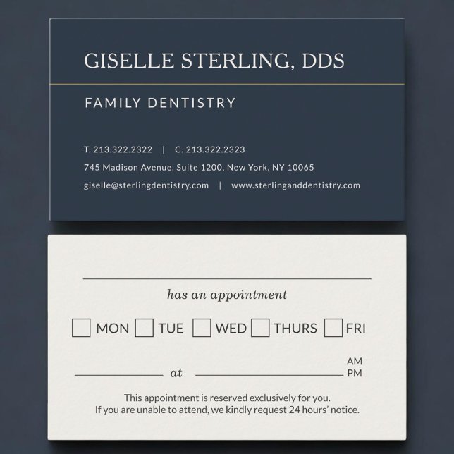 Rappel de rendez-vous pour le cabinet de dentister (Créateur téléchargé)