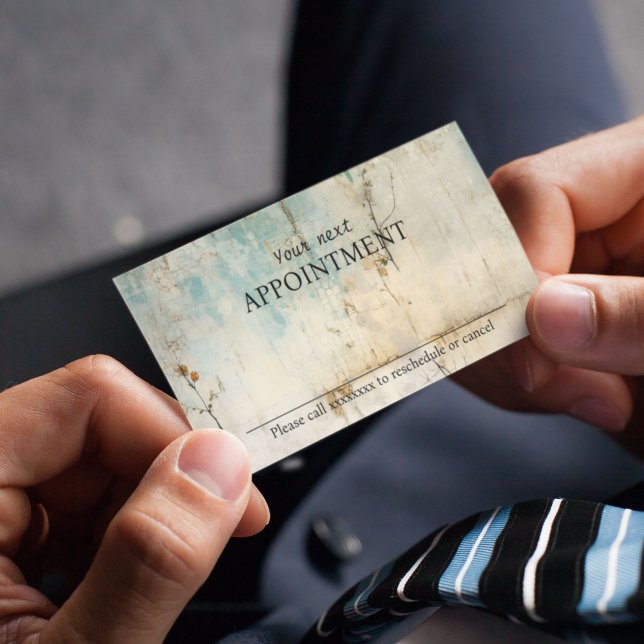 Rappel de rendez-vous Shabby et rustique vintage (Créateur téléchargé)