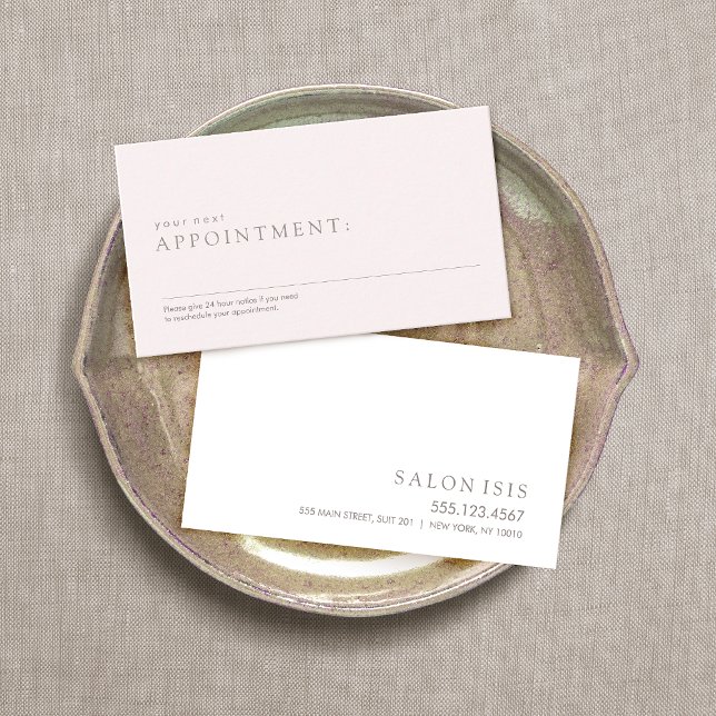 Rappel de rendez-vous Spa simple de salon rose (Créateur téléchargé)