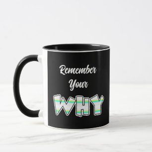 Rappelez-vous pourquoi Mug d'inspiration
