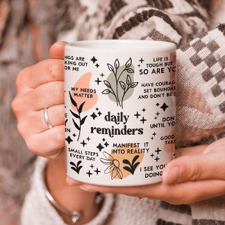 Rappels quotidiens Confirmation Mug