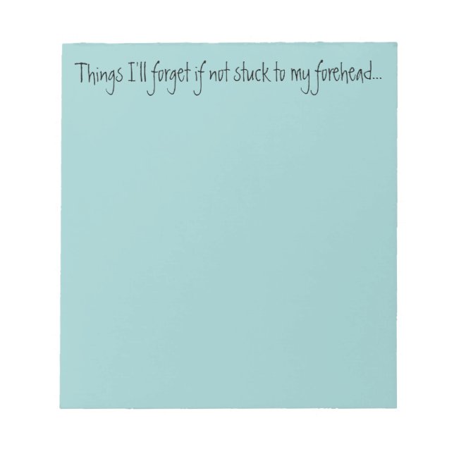 Rappels sur les blocs-notes (Devant)