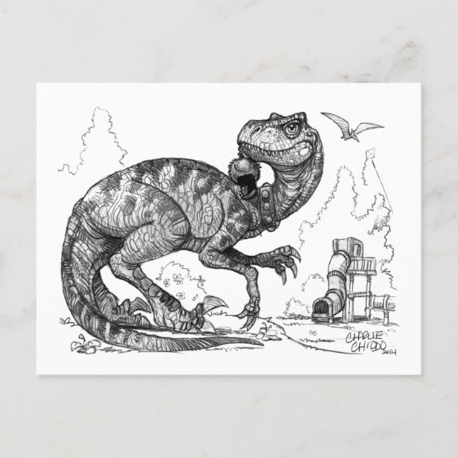 Raptor PygmyPets - Carte postale (Devant)